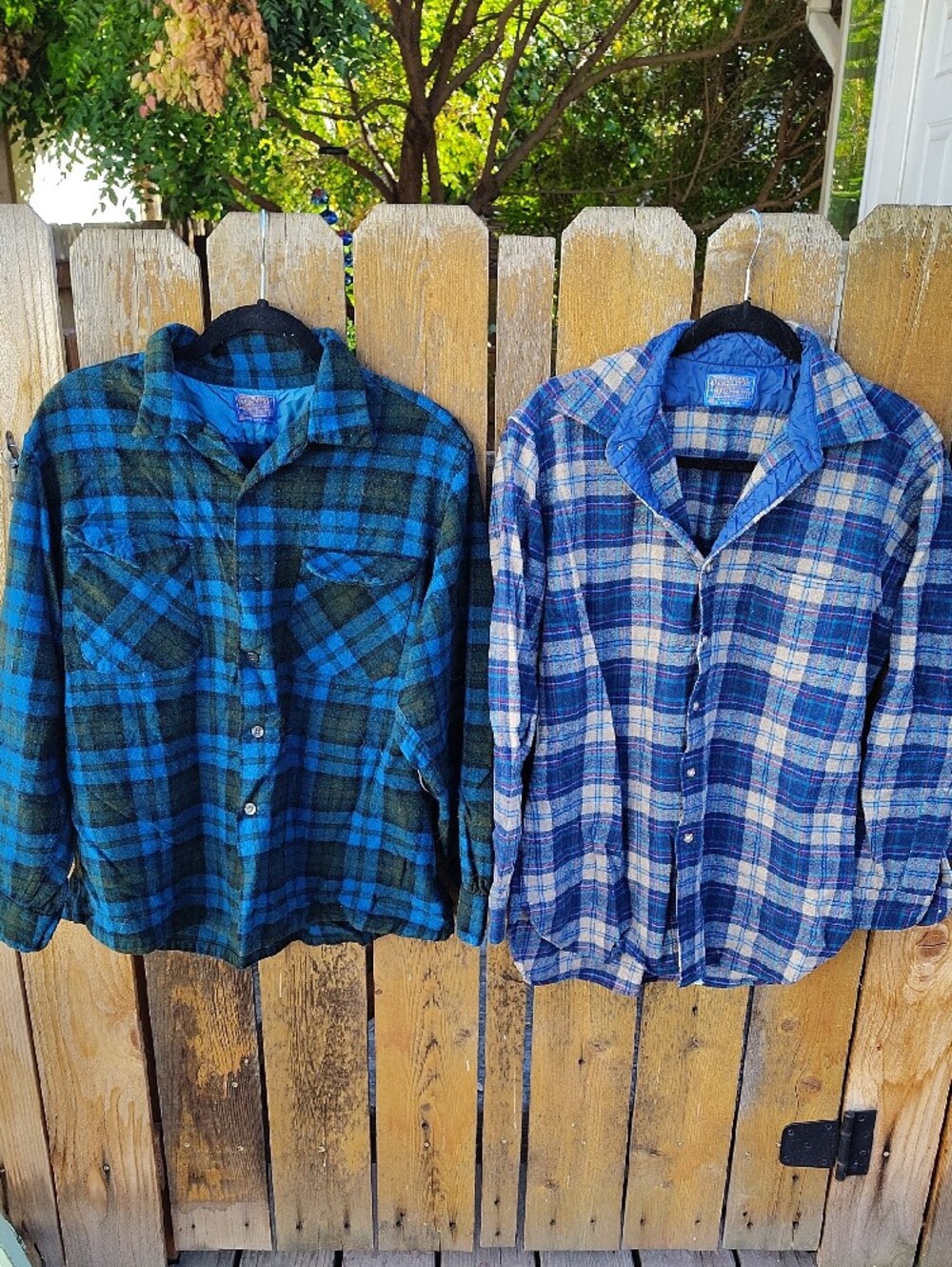 (5) Pendleton Men's Plaid/Flannel Wool Button-Down Shirts - Picture 2 of 4